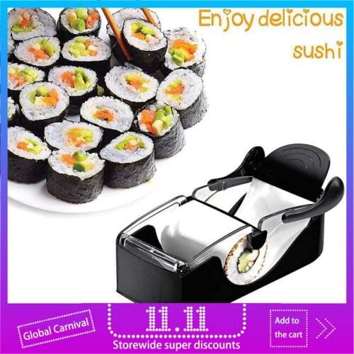 Magic Sushi Roll Maker Easy Rice Ball Mold Non-stick Perfect Rolling Tool DIY Sushi Making Machine Kitchen Supplies Tools Roller