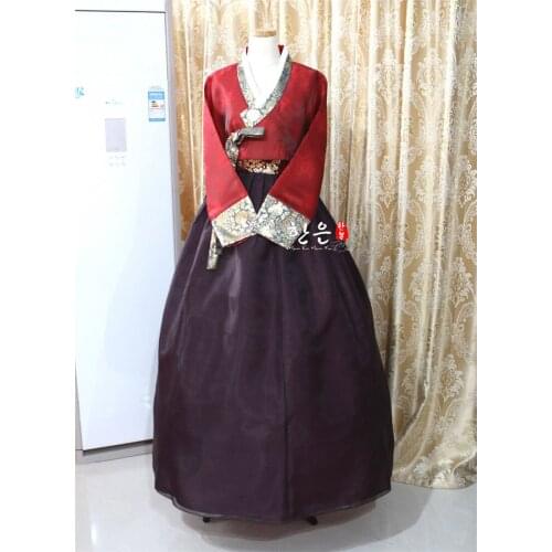 Ladies Hanbok Korean Skirt Female Korean Costume New Improved Hanbok Stage Hanbok Fine Hanbok