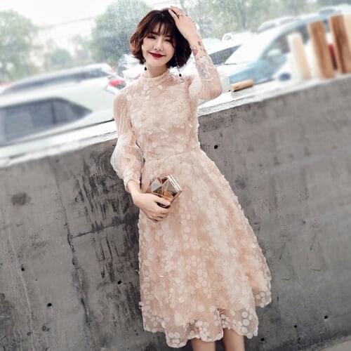 Plus Size 3XL Female Sexy Cheongsam Slim Women Floral Petal Wedding Evening Dress Elegant Dresses Exquisite Qipao Robe De Soiree