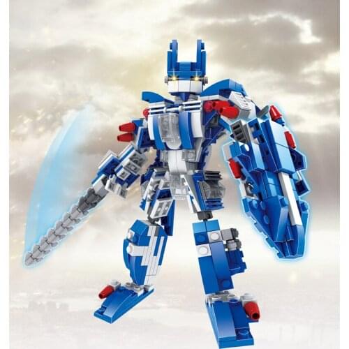 Animal Insect Robot Car Lion Character Model Set Building Blocks Children Kids Toys DIY Bricks