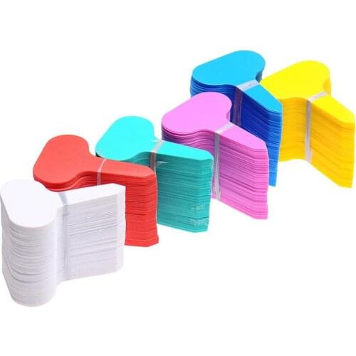 100pcs Nursery Plant Label Flower Marker Fruit Vegetable Seedling Tag for Plants Waterproof Sun-proof Garden Plastic Label
