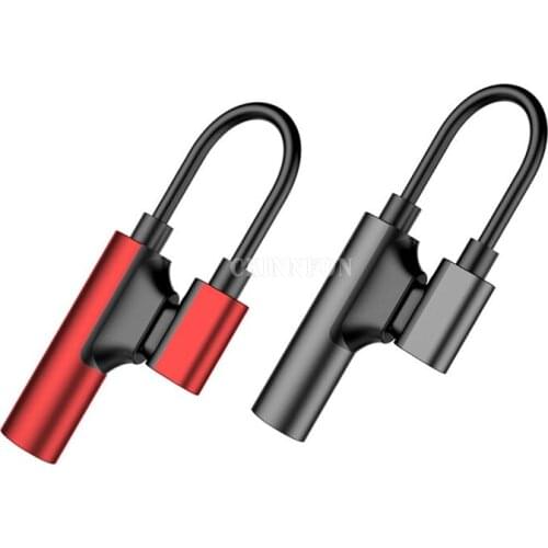 50Pcs/Lot USB Type C 3.5mm Earphone Connector For Samsung Galaxy S8 S9 S10 E Plus Fast Headphone Jack Charging Audio Adapter