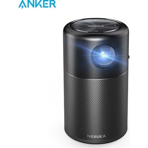 Anker Nebula Capsule Smart Portable Wi-Fi Mini Projector Pocket Cinema with DLP 360' Speaker 100" Picture Android 7.1 and App