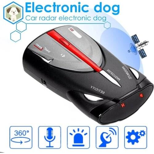 12V 16-Band Cobra XRS 9880 Laser Anti Radar Car Detector 360 degree Led Display Laser Anti Radar Detector Support Russian Voice