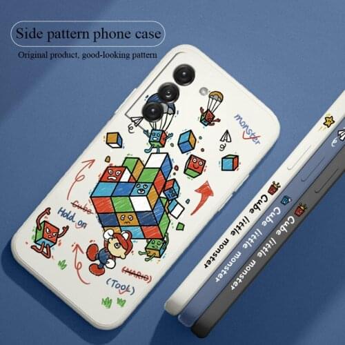 Monster Phone Case For Samsung Galaxy S21 S20 FE S10 Note 20 10 Ultra Plus A72 A52 A42 A32 A71 A51 A41 A31 A21S 4G 5G Cover