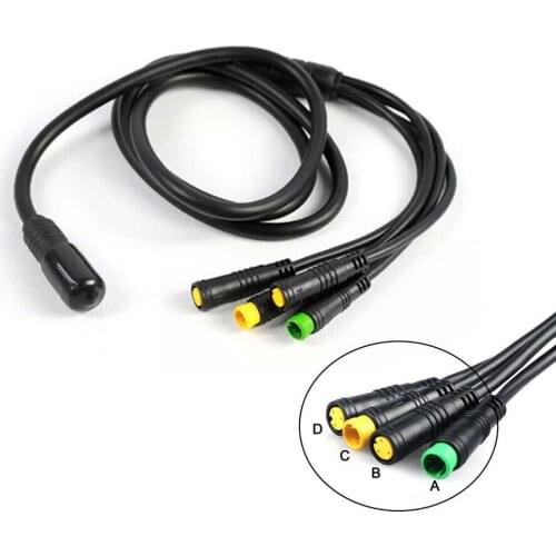 Bafang Wiring For 1T4 Cable Harness Mid-Drive Motor Kits Higo BBS01 BBS02 BBSHD E-BIKE ACCESSORIES electric bicycle throttle