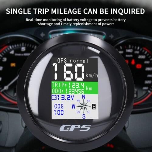85mm Global Position System Speedometer Odometers TFT Speed Gauge For Motor Ship Truck Commercial Vehicle CX8049/CX8050