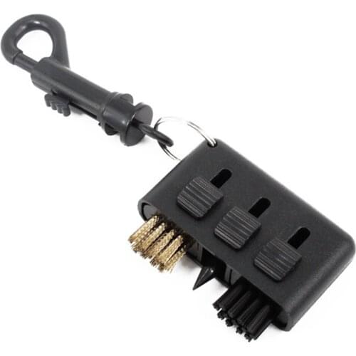 3-in-1 Pocket Multi Tool Golf Club Grooves Putter Wedge Ball Cleaning Brush Cleaner Tool Golf Easy To Cleaning Accessory New