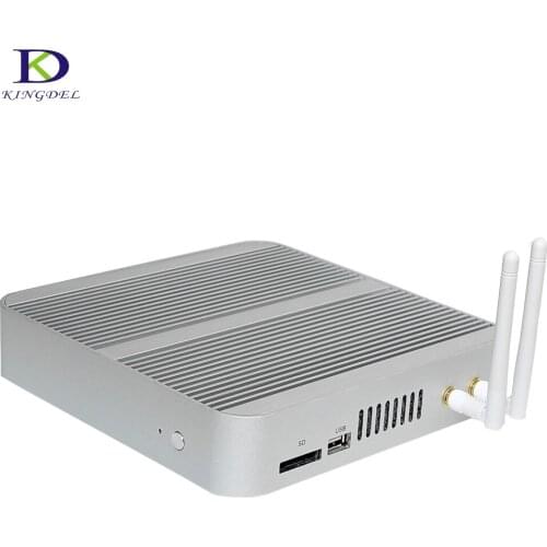 6th Gen Fanless Mini Computer Intel HD Graphics 520 Nuc CPU Core i5 6200U i3 6100U Nettop HTPC HDMI VGA SD wifi desktop mini pc