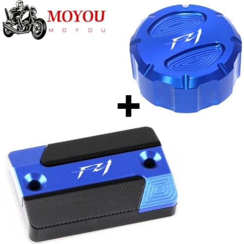 New For YAMAHA FZ1 FAZER FZ 1 2006-2015 2014 Motorcycles CNC Aluminum Front & Rear Brake Clutch Oil Fluid Reservoir Cover Cap