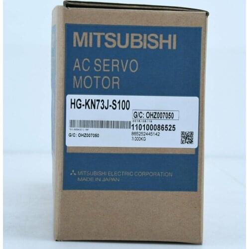New in box Mitsubishi Servo Motor HG-KN73J-S100 One year warranty