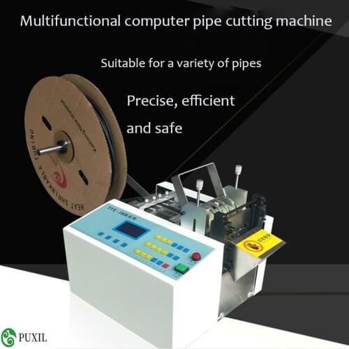 Fully automatic heat shrinkable tube cutting machine small pvc tube silicone tube rubber tube cutting machine