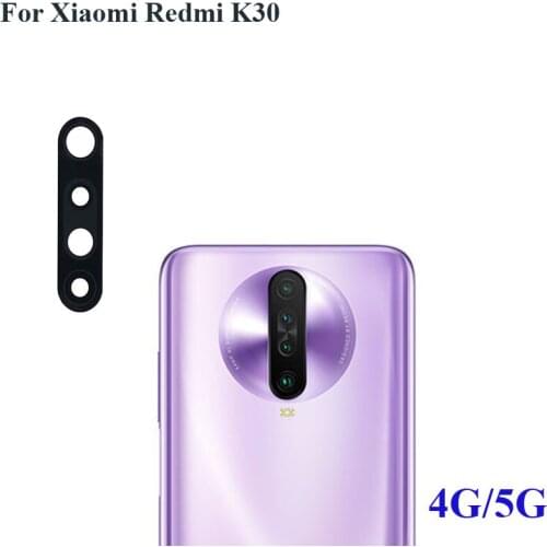 Tested New For Xiaomi Redmi K30 4G/5G Rear Back Camera Glass Lens Xiao mi Redmi K 30 Repair Spare Parts Redmik30 Replacement