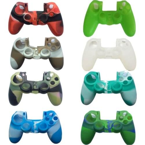 Multicolor Silicone Rubber Soft Protective Case for Sony PlayStation 4 PS4 Controller Drop Shipping