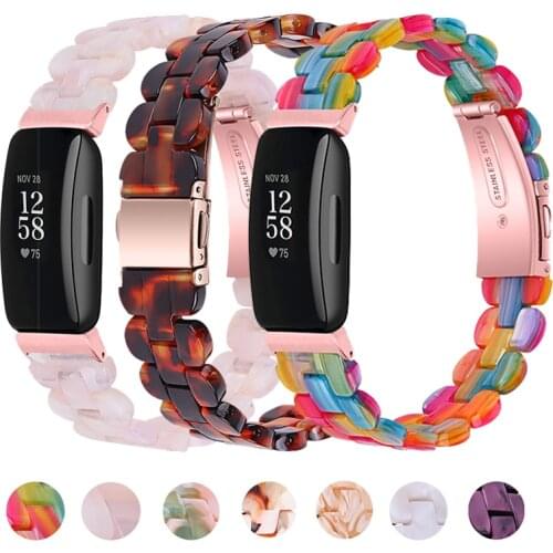 2021 New Resin Watch Band For Fitbit Inspire 2 1 Wrist Strap Loop For Fitbit Inspire HR Bracelet Correa Replacement