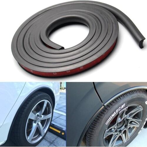 CAR UNIVERSAL Scratch wheel eyebrow stripe Wheel fender gum paste Automotive rubber wheel eyebrow fit for Audi BMW VW BYD