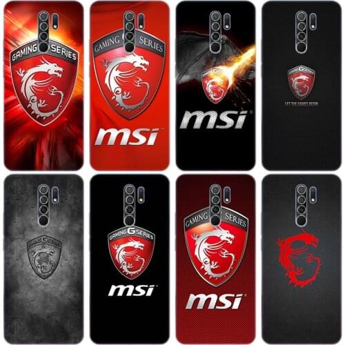 MSI Dragon Logo Silicone Phone Case for Xiaomi Redmi Note 9 Pro Max 9S 8T 8 8A 9 9A T 9C K30 Ultra K30i 10X Pro 5G Soft Cover