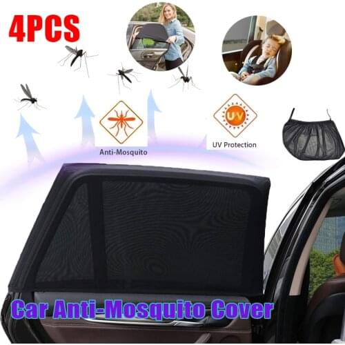 Car Front Rear Side Window Sun Visor Shade Mesh Cover Sunshade Insulation Anti-mosquito Fabric Shield UV Protector Accessories