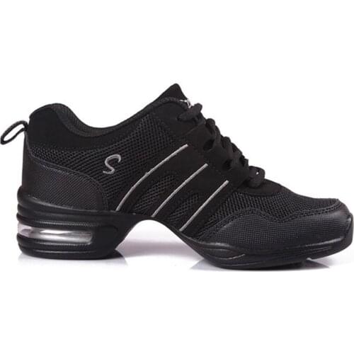 Dancing Shoes For Women Sports Feature Modern Dance Jazz Shoes Soft Outsole Breath Dance Shoes Female Waltz Sneakers Wholesale