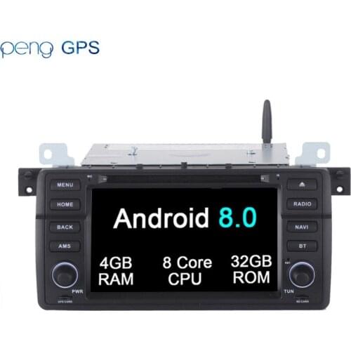 2 din Android 8.0 7.1 Car Radio DVD Player GPS Navigation For BMW E46 M3 3 Series 1998-2005 Car Stereo Multimedia Audio Satnav