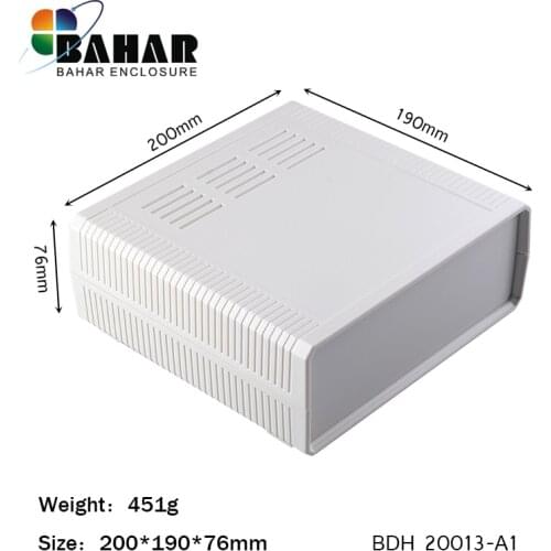 2/PCS/lot diy junction box distribution enclosure ABS plastic enclosure plastic instrument case 200*190*76mm