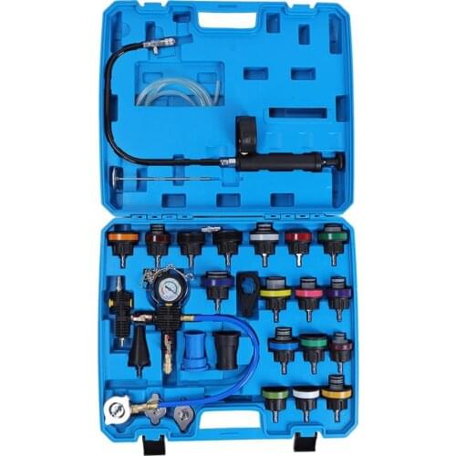 28PCS Universal Car Water Tank Leakage Tester Cooling System Detector Pressure Testing Gauge car accessories