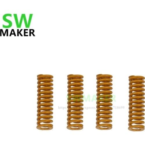 4pcs CREALITY 3D Printer Parts Spring height 25mm For Heated bed CR-10 CR-10Mini CR-10S Series 3D Printer free ship fast ship