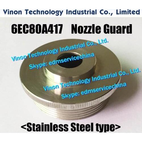 6EC80A417 edm Nozzle Guard 12L (Stainless steel type). edm Laminar nozzle guard 6EC.80A.417, 6EC80A418, 6EC.80A.417, 6EC80A418=2