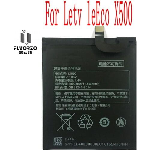 New High Quality 3000mAh LT55C Battery For Letv leEco X500 X501 X502 Cell Phone