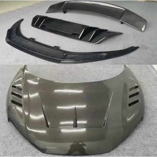 R8 bodykits auto rear Lip Wing Spoiler front lip car hood cover rear diffuser for Au-di R8 V8 V10 2008-2021 bodykits body kit