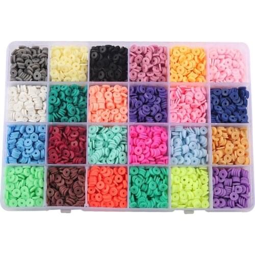 DIY Jewelry Spacer Beads Flat Round,Disc Beads 6mm for Jewelry Making Bracelets Earring Necklaces