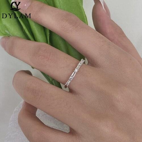 DYLAM Rings With Cubic Zirkonia For Women