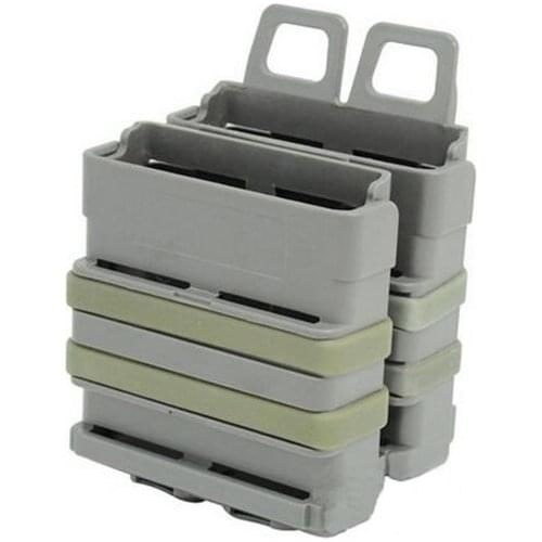 EFOSE New FAST DOUBLE Magazine Holster Pouch Set MOLLE SYSTEM(FG),7.62mm
