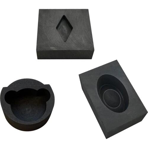 Graphite Ingot Mold Gold Silver Brass Refining Casting Mould Jewelry Making