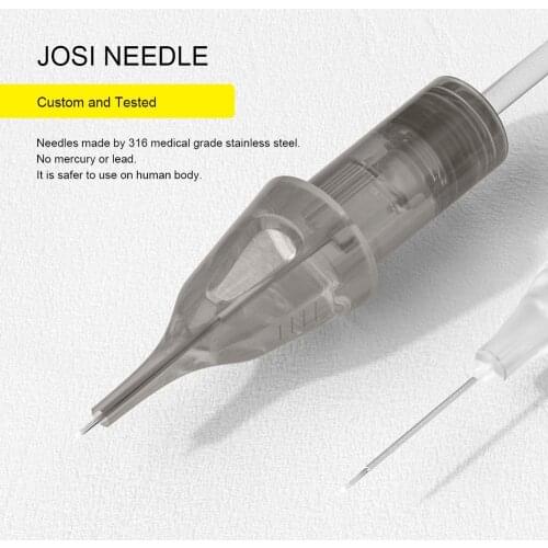 JOSI 0.35mm 20pcs Tattoo Needles #12 Standard Magnum Needle Permanent Makeup Disposable Cartridge Tattoo Needle