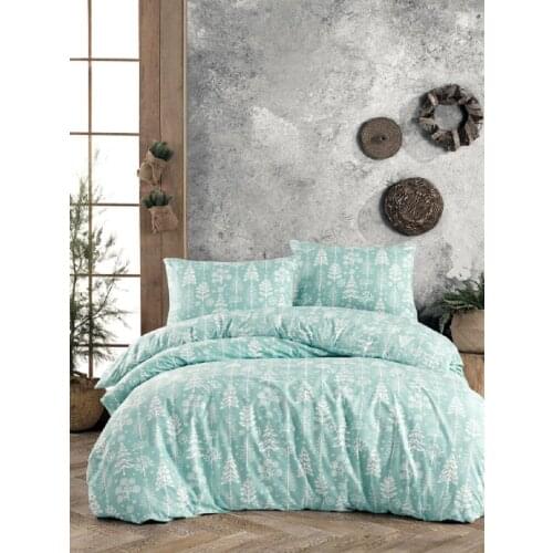 4 PIECES BEDDING SET - DUVET COVER SHEET 2PCSxPILLOWCASES - 200x220 CM - 100% COTTON - LUXURY - COTE BLANC