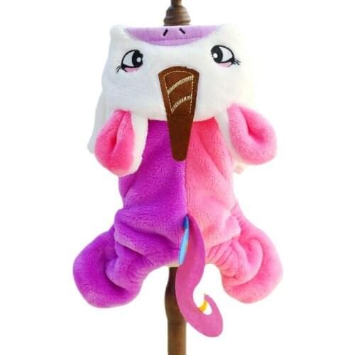 Pet Costume Dog Rainbow Unicorn Clothes Teddys Four Legged Coat Puppy Cloth Dog Clothes for Small Dogs Girl