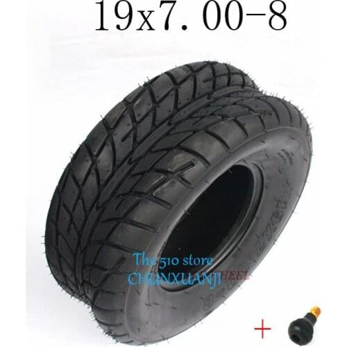 Best-selling GO KART KARTING ATV UTV Buggy 19X7.00-8 Inch Wheel Tubeless Tyre Tire