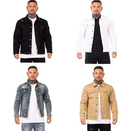 GINGTTO Mens Jackets and Coats Jacket Men Denim Jacket for Men Winter Autumn Men Clothing Jean Jacket New Arrivals Dropshipping