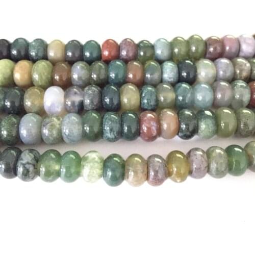 Natural indian agat onyx semi-precious stone carnelian 5X8mm abacus rondelle high quality loose beads diy jewelry 15inch B175