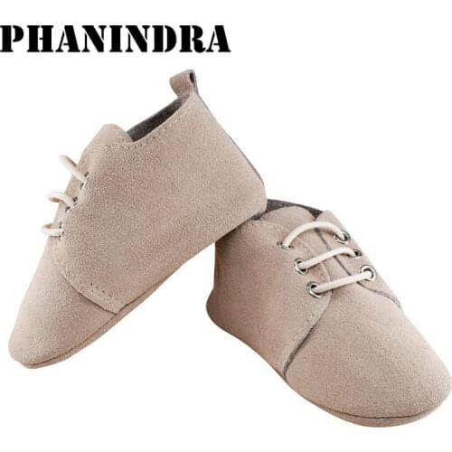 New Suede Genuine Leather Baby Moccasins Shoes slip-on fashion baby girls Baby Shoes lace-up Newborn first walker zapatos girls