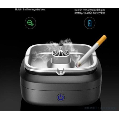 Clean air ashtray air purifier household used to remove second hand smoke small negative ion smoke eliminator ashtray