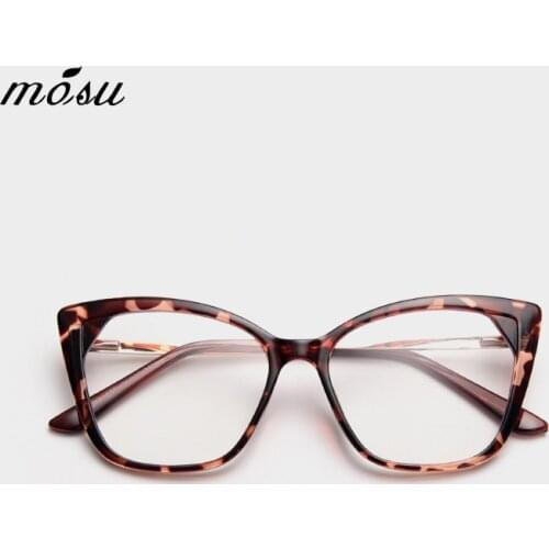 MOSU DESIGN Women Fashion Anti Blue Light Blocking Glasses Vintage Cat Eye Antiblue Rays Computer Eyeglasses MTR7568
