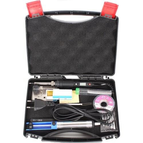 Soldering Iron LCD Digital Display 80W Electric Adjustable Temperature Solder Iron Station Hand Welding Repair Tools Kit