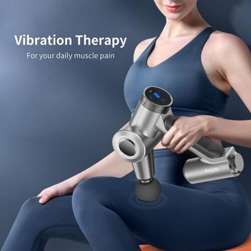 Muscle Massage Gun Deep Tissue Electric Fascia Gun Vibration Back Neck Massager For Body Foot Slimming Fitness Massager Pistol