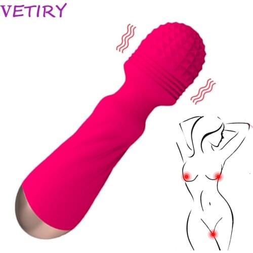 VETIRY Vibrator for Women Sex Toys Electric AV Stick Sex Toys for Couple Female Masturbator Vagina Dildo 12 Speed G-spot
