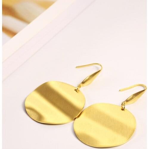 OUFEI Stainless Steel Drop Earrings For Women Fashion Jewelry Accessories Novelties earrings 2019 Bohemian Wholesale Lots bulk