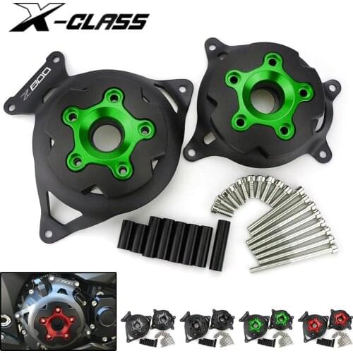 Motorcycle Engine Cover Engine Guard Fairing Sliders Crash Protector NC Aluminum for Kawasaki Z800 2013-2016 2017 2018 2019 2020