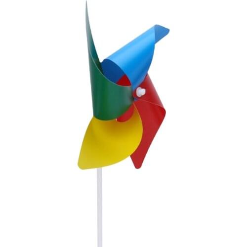 10Set Windmill Pinwheel Wind Spinner Garden Yard Art Decoration Outdoor Toys DIY Y4UD