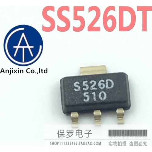 10pcs 100% orginal new real stock Bipolar Hall switch SS526DT S526D SOT-89 Hall position sensor